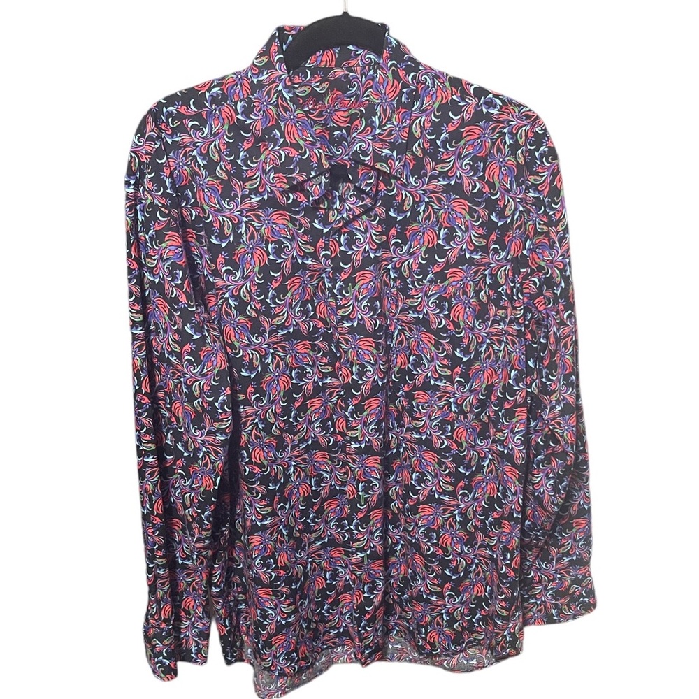 Alan Flusser Button Up Shirt Mens L